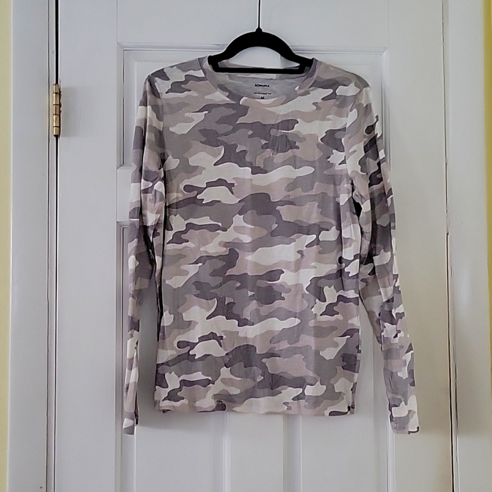 SONOMA Like New, Camouflage Long-Sleeve Tee